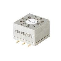 Same Sky (formerly CUI Devices) RDS5-10S-1065-SMT-TR-67 DIP Switches 10 Position Surface Mount 2.54 mm Pitch IP67 Flush Flush Arrow Actuator