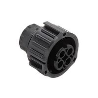 AMP Connectors - TE Connectivity 1-967325-1 Housings HSG SKT 004P F/H BLK
