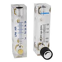 OMEGA FLK-2211 ±4 % Acrylic Variable Area Flow Meters For Air or Water (1 l/min, 0 m³/s, 1/8 in, NPT Female)