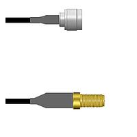 Amphenol Custom Cable Q-2N0720008072i RF Cable Assemblies N-SP/SMA-SJ RG58 72I