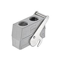 HARTING 19300240482 Heavy Duty Power Connectors 24B Hood Top Entry, Central Lever Locking, High Construction, 2xM32