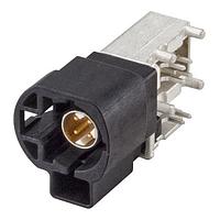 Rosenberger 99S20D-40MA5-A PCB Connectors Right Angle Plug PCB w/Housing T&R Black