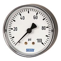 WIKA 111.12 (-1 to 4 kg/cm²) Pressure Gauges (-1 to 4 kg/cm²(psi)(dial63)