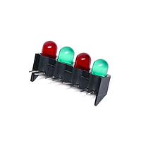 Dialight 550-0506-814F LED Circuit Board Indicators 5MM QUAD CBI
