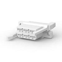 AMP Connectors - TE Connectivity 171183-1 Receptacle Housing FF 250 REC HSG 6P NYLON NAT