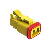 Amphenol SINE Systems AT06-2S-RD01YEL Connectors PLUG
