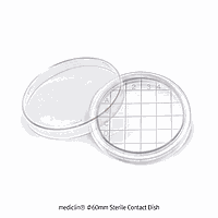 Daihan medical DM.Dis3011 Petri Dish, PS, 65 x 15mm, with Grid