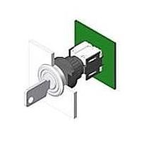 EAO 71-639.0/D Switch Actuators Sqr Act 3 Pos DOM 311 2 keys