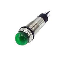 Dialight 656-1209-801F LED Panel Mount Indicators 1/2" FLT GN230VAC 36 W/LEAD