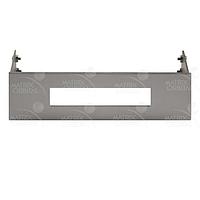 Matrix Orbital B2021-AL Mounting Brackets, LCD/VFD Characters 5 1/4in bay 20x2 LCD or VFD Slv Aluminum