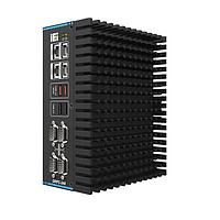 IEI Technology DRPC-240-TGL-U-i7CS-R10 Industrial PCs Fanless embedded system, IntelTiger Lake-U i7-1185G7E 1.8GHz (quad core, TDP 15W), 8GB DDR4 pre-installed memory, HDMI/DP++, 4 x 2.5GbE LAN, 4 x COM, DIO, 12-28V DC and RoHS