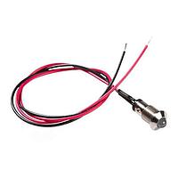 BIVAR MPC5BCW35.0 Indicators Standard Metal Panel Mount Indicators, 2 Leaded, 5mm Bi-Color HE Red/Green LED with White Diffused Lens, 35 in. Wire.