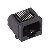 Kycon GDLX-N-88 Modular 8P8C R/A PCB BLACK LOPRO NON-SHIELDED