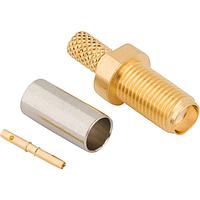 Amphenol RF 901-10849 Connectors SMA   ST CBL-JCK F/H CRM