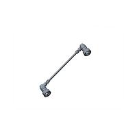 Amphenol LTW RCP5SM-RCP5SM-TR7B01 Cat 5e RJ, Middle Size, Plastic, 1.5A, Cat 5e, Right Angle-to-Right Angle, 3 Points Lock, Overmolded Double Ended, Length 1000mm, IP67