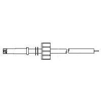 AMP Connectors - TE Connectivity 445058-1 Standard Circular Connector LGH-4 SGL MOLDED END LEAD