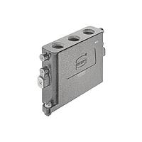 HARTING 19400220461 Headers & Wire Housings 22 HPR Slim Hood, Screw Locking, Top Entry,  3xM25