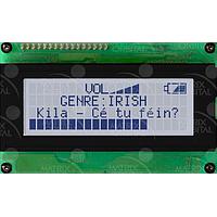 Matrix Orbital LK204-25-422-GW LCD Character Display Modules 20x4 L. Blu Txt Blk B/G 25 key LCD