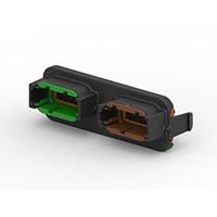 DEUTSCH - TE Connectivity DTM1312PC12PDR008 Headers RC 24P PCB HEADER C & D KEY