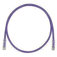 Panduit UTPSP1.5MVLY Cat 6 Copper Patch Cord, Cat 6, Violet UTP Cab