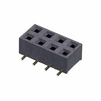 Harwin M20-7810445 Receptacle 4+4 DIL 2.54MM L/P SMT SKT