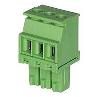 Same Sky (formerly CUI Devices) TBP03P4-350-05GR Plugs 2 24 Poles, Pluggable, Vertical, 3.5 Pitch, 28 16 (AWG), Terminal Block