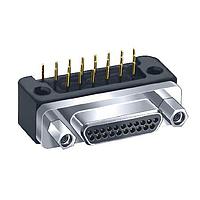 Glenair MWDM3L-15PCBRR3T-.110 Micro-D D-Sub Connectors MICRO-D CONNECTORS - MICRO-D CONNECTORS