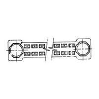AMP Connectors - TE Connectivity 8-116975-7 With Flanges HSG-RECP ECONOMATE 2