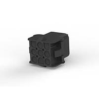 AMP Connectors - TE Connectivity 1-350782-9 Receptacle Housings CAP HOUSE 9 POS BLACK UL94V-0