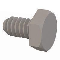 Essentra Components 010632H025 Cap Screw Hex Unslotted Bolt, #6-32 Thread, 1/4 Lg