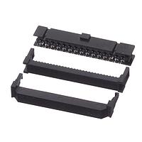 Omron Electronics XG4M-3030-T Flat Cable Connectors Socket+StrainRelief Set 30Pin 1Polar