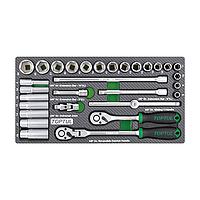 TOPTUL GEA3005 3/8"Socket Set (30 pcs)