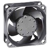 ebm-papst 634NU-004 Axial Fan DC Tubeaxial Fan, 60x60x25mm, 24VDC, 23.5CFM, 1.6W, 5900RPM, Ball Bearing, IP68