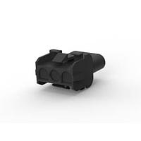AMP Connectors - TE Connectivity 1-350767-9 Receptacle Housings 03P UMNL V0 CAP HSG BLACK