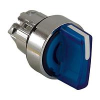 SCHNEIDER ZB4BK1763 Knob 3POS ILLUM SPRING RET SELECTOR BLUE LF