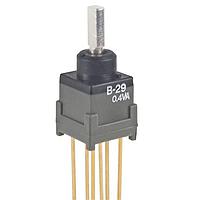NKK Switches B29HW Process Sealed Subminiature Antistatic Toggles ON-OFF-(ON) .248 FLT EXTENDED PC .4VA