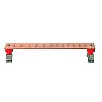 Wakefield Thermal SCGB-12KT Ground Bar Kits Ground Bar Kit, 36 Holes, Copper, Bare, 24" L, 4" W, 4" H, 0.25" Thickness