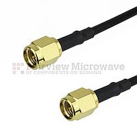 Fairview FMC0202100 SMA Male to SMA Male Cable LMR-100 Coax