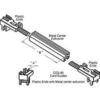 Vector CG3-80E/12 Racks & Rack Cabinets 1101.11 80MM CARD GUIDE,PK/12 W/ESD CLIP