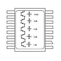 MACOM AT-263-PIN Digital Attenuator DC-2.0GHz 5 bit Atten:31dB 1dB steps