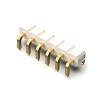 GCT (Global Connector Technology) BG304-04-A-0500-L-G Headers 4w, 2.54mm Pth Hdr, U Shaped, Single Insul, LCP Natural, Box