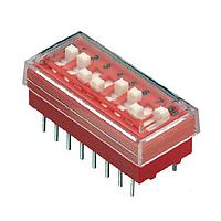 Grayhill 76P07 Protective Cover DIP Switch Cover Clear Plastic 7 Pos