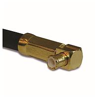 Amphenol RF 252115 Connectors MCX RIGHT ANGLE CRIMP PLUG 58/U GOLD