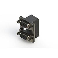 EDAC 662-009-664-009 Dual Port D-Sub Connectors Right-angle Dual Port D-Sub Connector