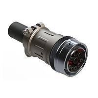 Amphenol SINE Systems AHDBM06-24-91SN-059 Receptacles Size 24, 9 Position ISOBUS Plug Kit, Socket, Normal Seal, Wide Thread Adapter (WTA), Cable Clamp Backshell, Break-Away