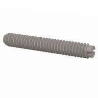 Essentra Components 011024S125 Set Screw Set Screw, Slotted Head, #10-24 Thread, 1 1/4 Lg