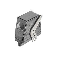 HARTING 19400160583 Headers & Wire Housings 16 HPR Enlarged Hood, Central Lever Locking, Side Entry, M40