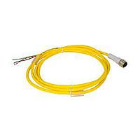 Eaton CSAS3F3RY2202 Sensor Cables / Actuator Cables CORDSET,AC 3P 3W,22GA,PUR,YEL,2M