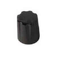 Davies Molding 1900 (BLACK UNLINED) Control Knob .50" D X .625" H