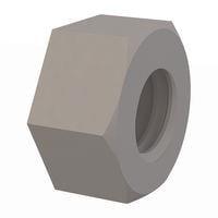 Essentra Components 0443714HJN Jam Nut Hex Jam Nut, 7/16-14 Thread, .375 Height